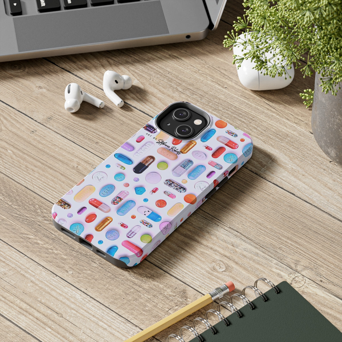 Pill Grid Tough Phone Cases, Case-Mate Art by Stephanie Roberts Pill Grid Tough Phone Cases, Case-Mate Art by Stephanie Roberts