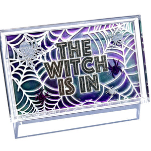 "The Witch Is IN" 11x7" tray