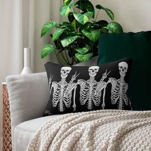 "Spooky Vibes Only" Lumbar Pillow