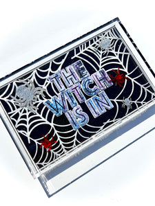 "The Witch Is IN" 11x7" tray