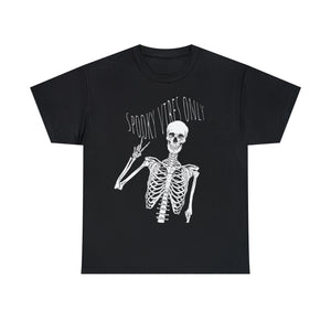 "Spooky Vibes Only" Cotton Tee