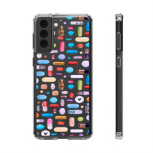 Load image into Gallery viewer, Clear Phone Case / Classic Pill Grid Design