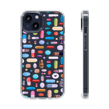 Load image into Gallery viewer, Clear Phone Case / Classic Pill Grid Design